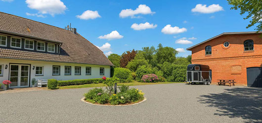 Das Wohnhaus in Kapelle