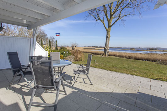 Terrasse der Ferienwohnung 2